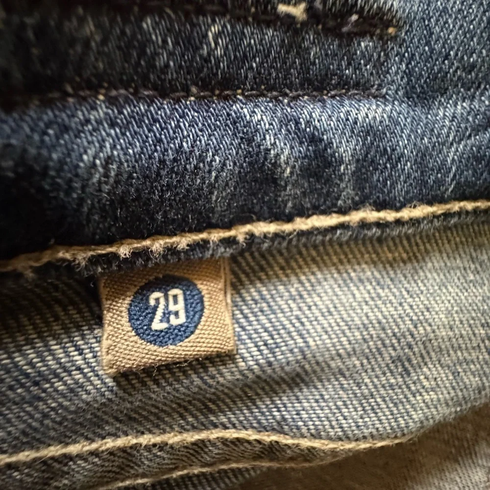Citizens of Humanity Crop Wide Leg Jeans Size 29 Raw Hem High Waist USA Made